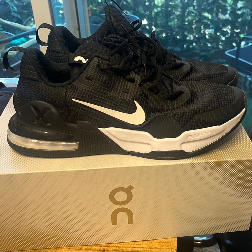 Nike Black and White Air Max Sneakers